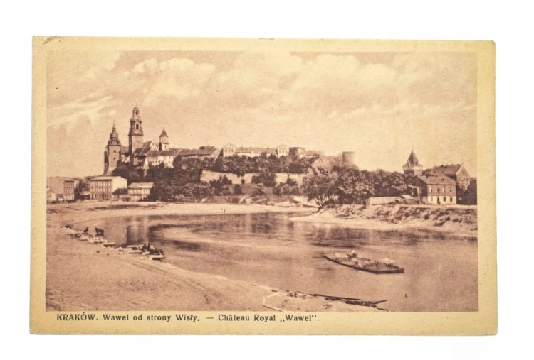 KRAKÓW - WAWEL OD STRONY WISŁY l. 20/30