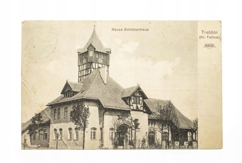 TRIBBIN - OŚRODEK KULTURY, NEUES SCHUTZENHAUS 1912