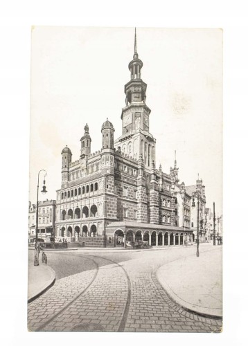 POZNAŃ - RATUSZ, RYNEK, FELDPOST 1915