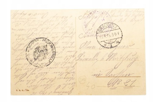 GRUDZIĄDZ - RESTAURACJA WEINBERG 1915