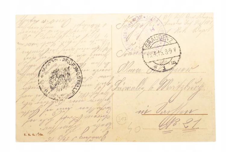 GRUDZIĄDZ - RESTAURACJA WEINBERG 1915