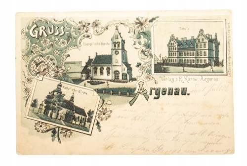 GNIEWKOWO - KOŚCIÓŁ, SZKOŁA 1902