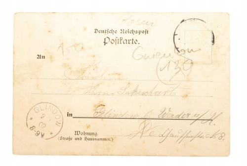 GNIEWKOWO - KOŚCIÓŁ, SZKOŁA 1902