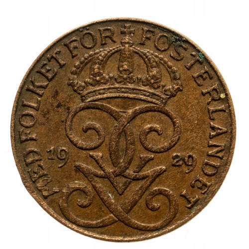 SZWECJA 1 ORE 1929 ROK st.2-