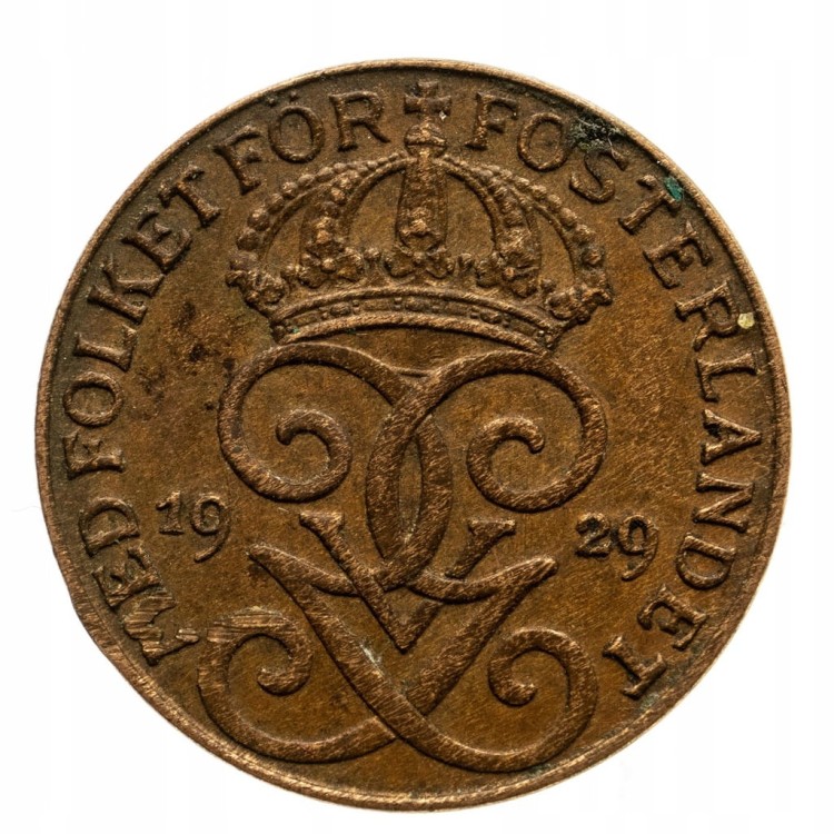 SZWECJA 1 ORE 1929 ROK st.2-