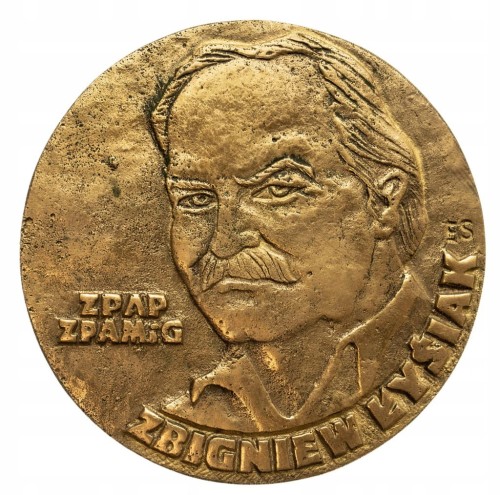 MEDAL ZBIGNIEW ŁYSIAK 40 LAT PRACY TWÓRCZEJ 1988