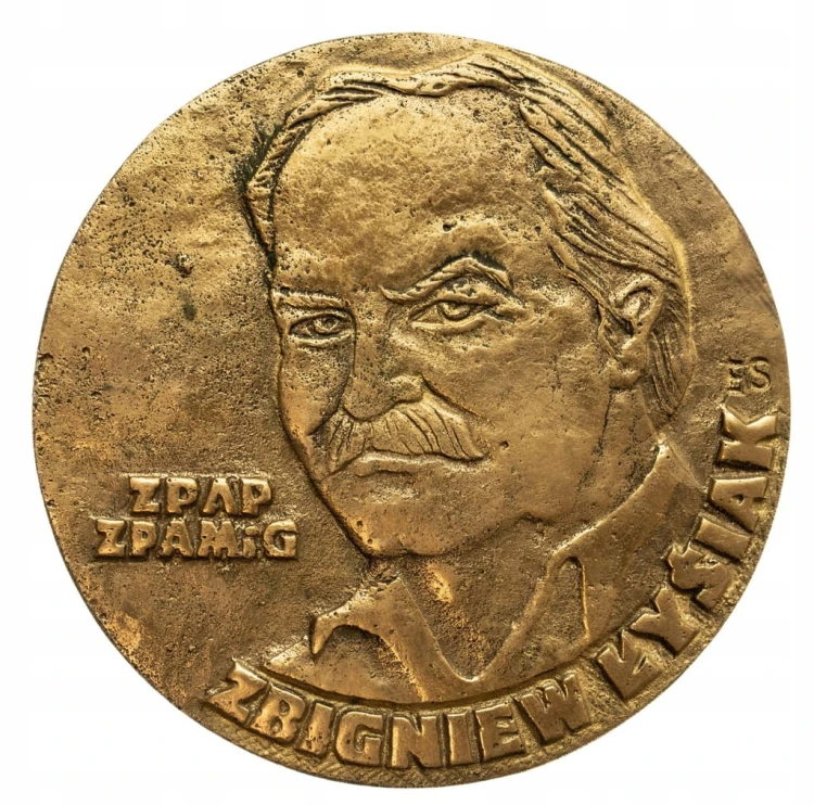 MEDAL ZBIGNIEW ŁYSIAK 40 LAT PRACY TWÓRCZEJ 1988