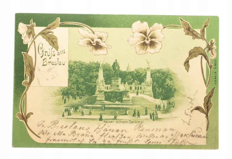 WROCŁAW - POMNIK CESARZA WILHELMA I - 1899