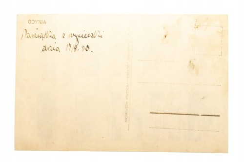 GDYNIA - STATEK, DWORZEC, POMOST, MUSZLA 1930