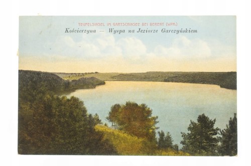 KOŚCIERZYNA - WYSPA NA JEZIORZE GARCZYŃSKIEM 1924