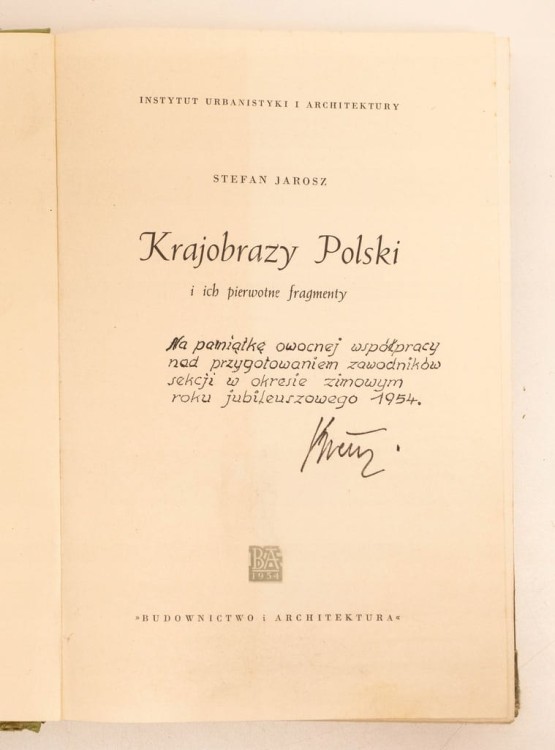 STARA KSIĄŻKA KRAJOBRAZY POLSKI 1954