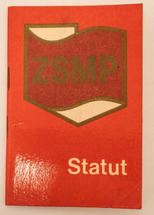 KSIĄŻKA STATUT ZSMP WARSZAWA 1977