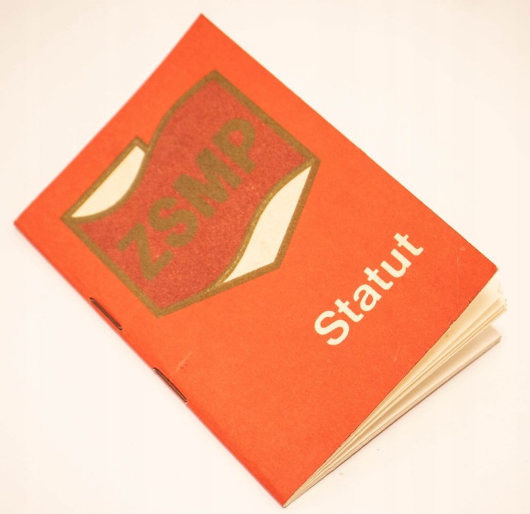KSIĄŻKA STATUT ZSMP WARSZAWA 1977