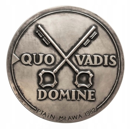 MEDAL JAN PAWEŁ II QUOVADIS DOMINE MŁAWA 1982