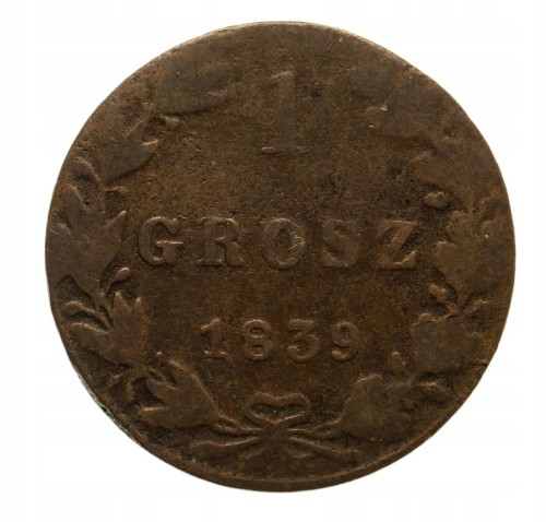 Mikołaj I 1825-1855, grosz 1839 MW, Warszawa