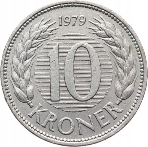 DANIA 10 KORON 1979 ROK st.3+
