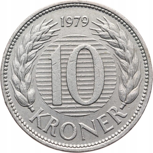 DANIA 10 KORON 1979 ROK st.3+