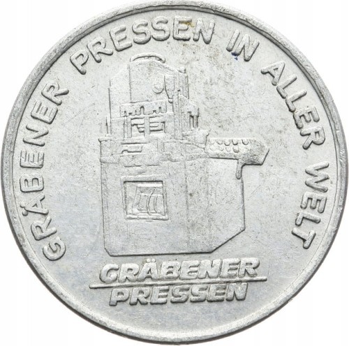 ŻETON GRABENER PRESSEN IN ALLER WELT MTP POZNAŃ