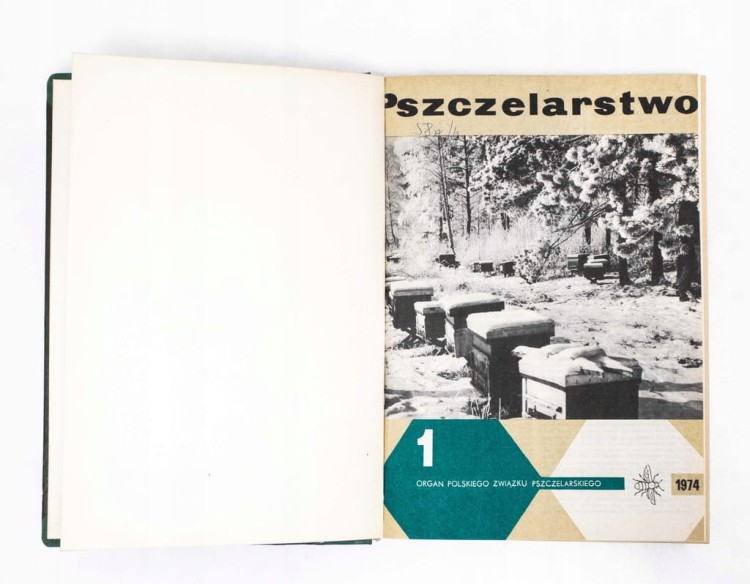 STARE CZASOPISMO - PSZCZELARSTWO, ROCZNIK 1974 / 1975