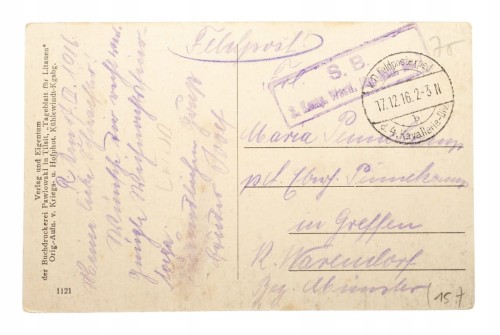 WILNO - NIEMIECKIE WOJSKO, KAMIENICE 1916