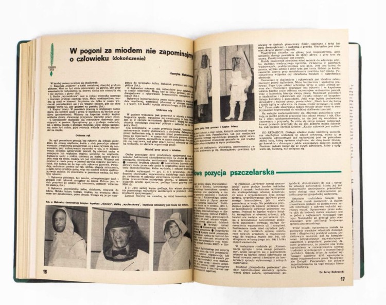 STARE CZASOPISMO - PSZCZELARSTWO, ROCZNIK 1974 / 1975