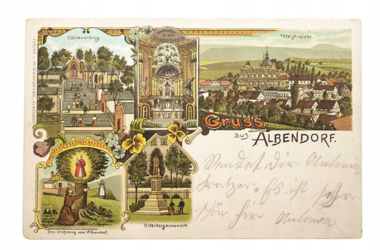 WAMBIERZYCE - WZGÓRZE KALWARIA, PANORAMA 1902