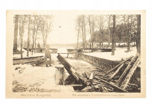 AUGUSTÓW - ŚLUZA AUGUSTÓW 1915