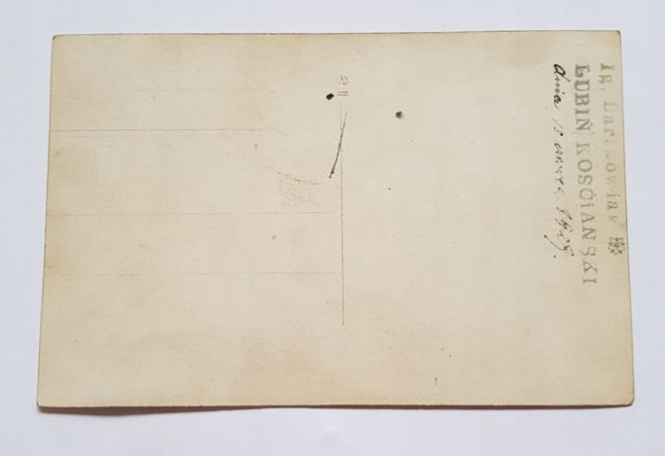 ŻOŁNIERZ POLSKI RODZINA LUBIŃ KOŚCIANSKI 1929
