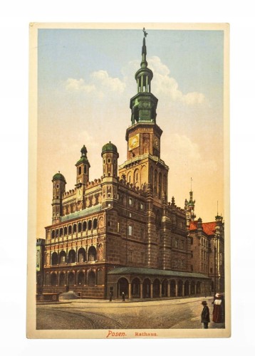 POZNAŃ - RATUSZ, RYNEK, FELDPOST 1916