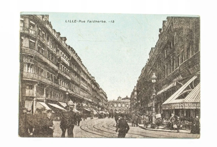 LILLE - RUE FAIDHERBE, FELDPOST POZNAŃ 1915