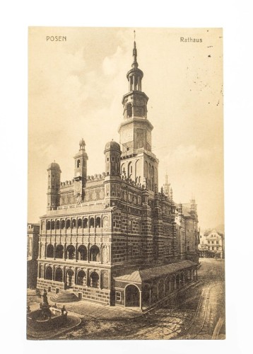 POZNAŃ - RATUSZ, RYNEK, FELDPOST 1914