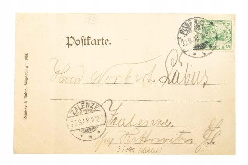 POZNAŃ - FONTANNA PERSEUSZA 1908