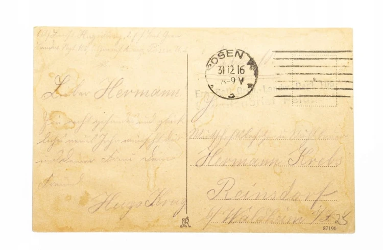 POZNAŃ - UNIWERSYTET MICKIEWICZA, FELDPOST 1916