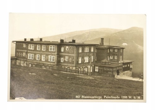 KARKONOSZE - SCHRONISKO PETERBAUDE 1936