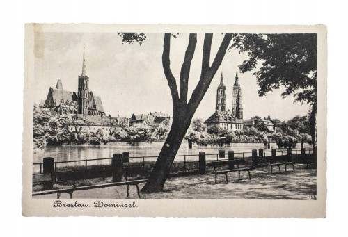 WROCŁAW - OSTRÓW TUMSKI, WIDOK OGÓLNY l. 20/30