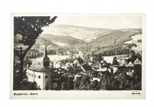 DUSZNIKI-ZDRÓJ - PANORAMA, WIDOK OGÓLNY l. 40/50
