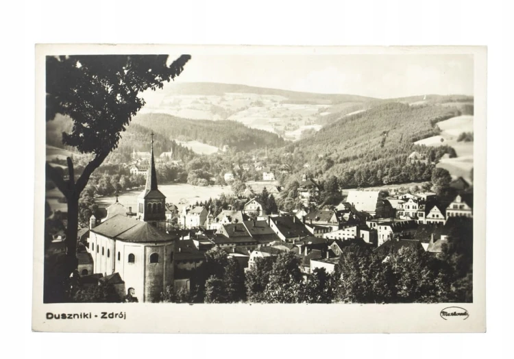 DUSZNIKI-ZDRÓJ - PANORAMA, WIDOK OGÓLNY l. 40/50