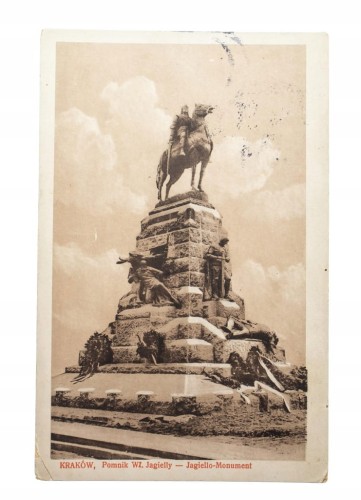 KRAKÓW - POMNIK WŁADYSŁAWA JAGIEŁŁY l. 20
