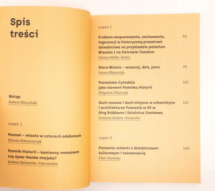 KSIĄŻKA POMNIK HISTORII - POZNAŃ 2018