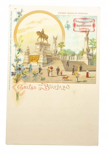 WROCŁAW - POMNIK CESARZA WILHELMA I - XIX/XX w.
