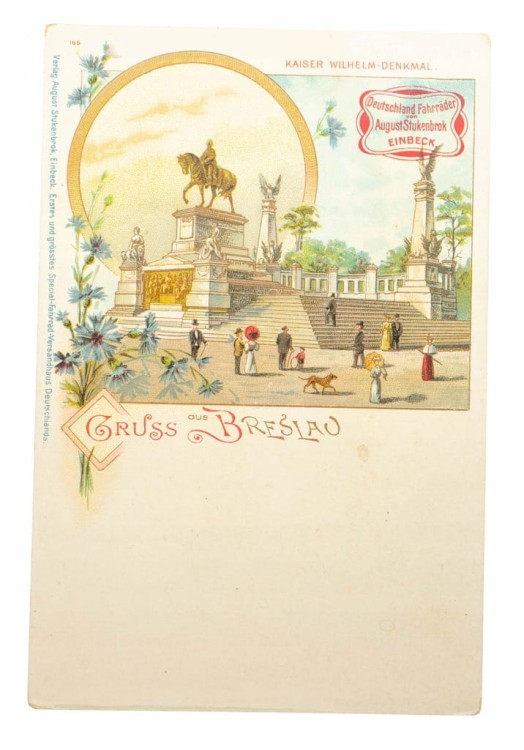 WROCŁAW - POMNIK CESARZA WILHELMA I - XIX/XX w.