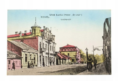 KOWEL - ULICA ŁUCKA, HOTEL BRISTOL 1916