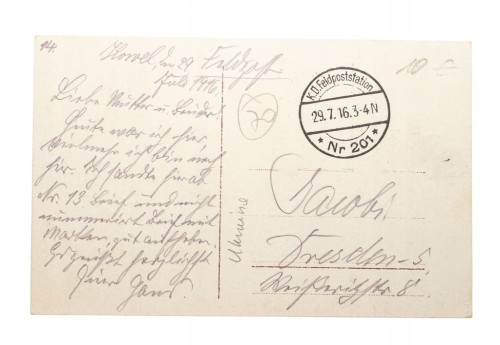 KOWEL - ULICA ŁUCKA, HOTEL BRISTOL 1916