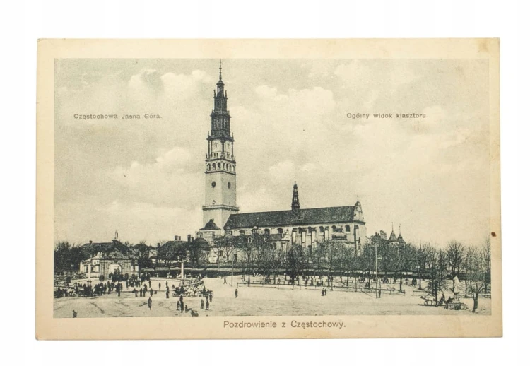 CZĘSTOCHOWA - JASNA GÓRA, KLASZTOR 1924