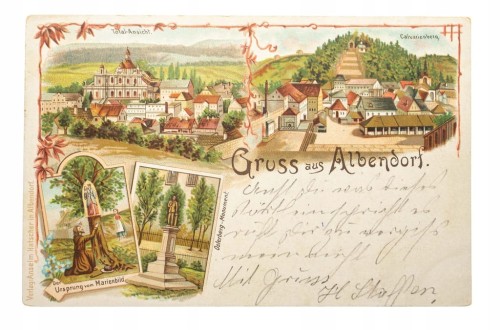 WAMBIERZYCE - PANORAMA, POMNIK 1899