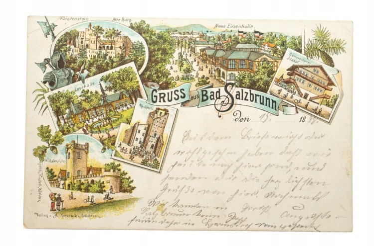 SZCZAWNO-ZDRÓJ - RYNEK, CZYTELNIA, WIEŻA 1898