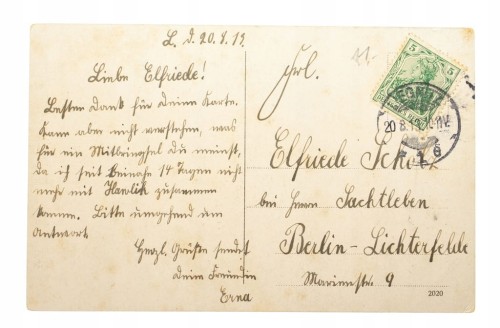 LEGNICA - PARK, WYSTAWA, RZEŹBA 1913