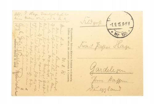 LWÓW - GŁÓWNY DWORZEC 1915