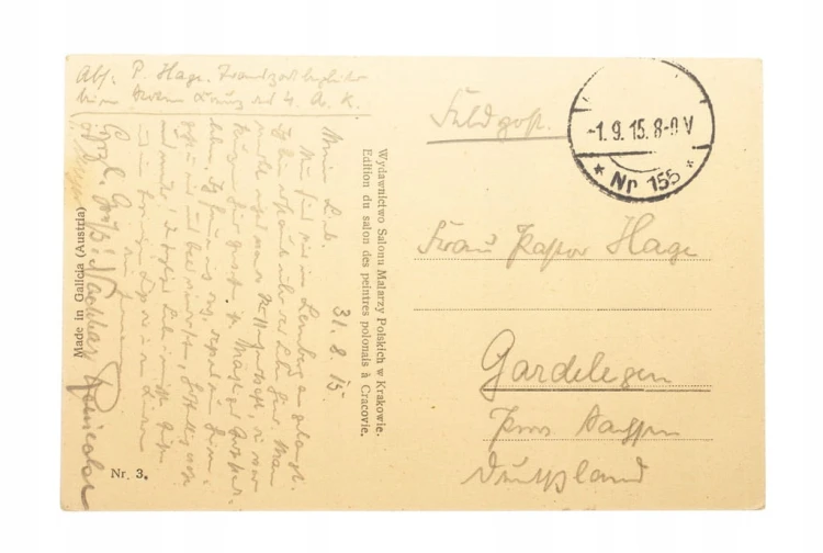 LWÓW - GŁÓWNY DWORZEC 1915