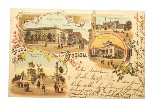 WROCŁAW - MUZEUM, SZKOŁA, POMNIK, URZĄD 1899